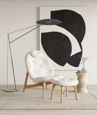 现代休闲椅3D模型下载